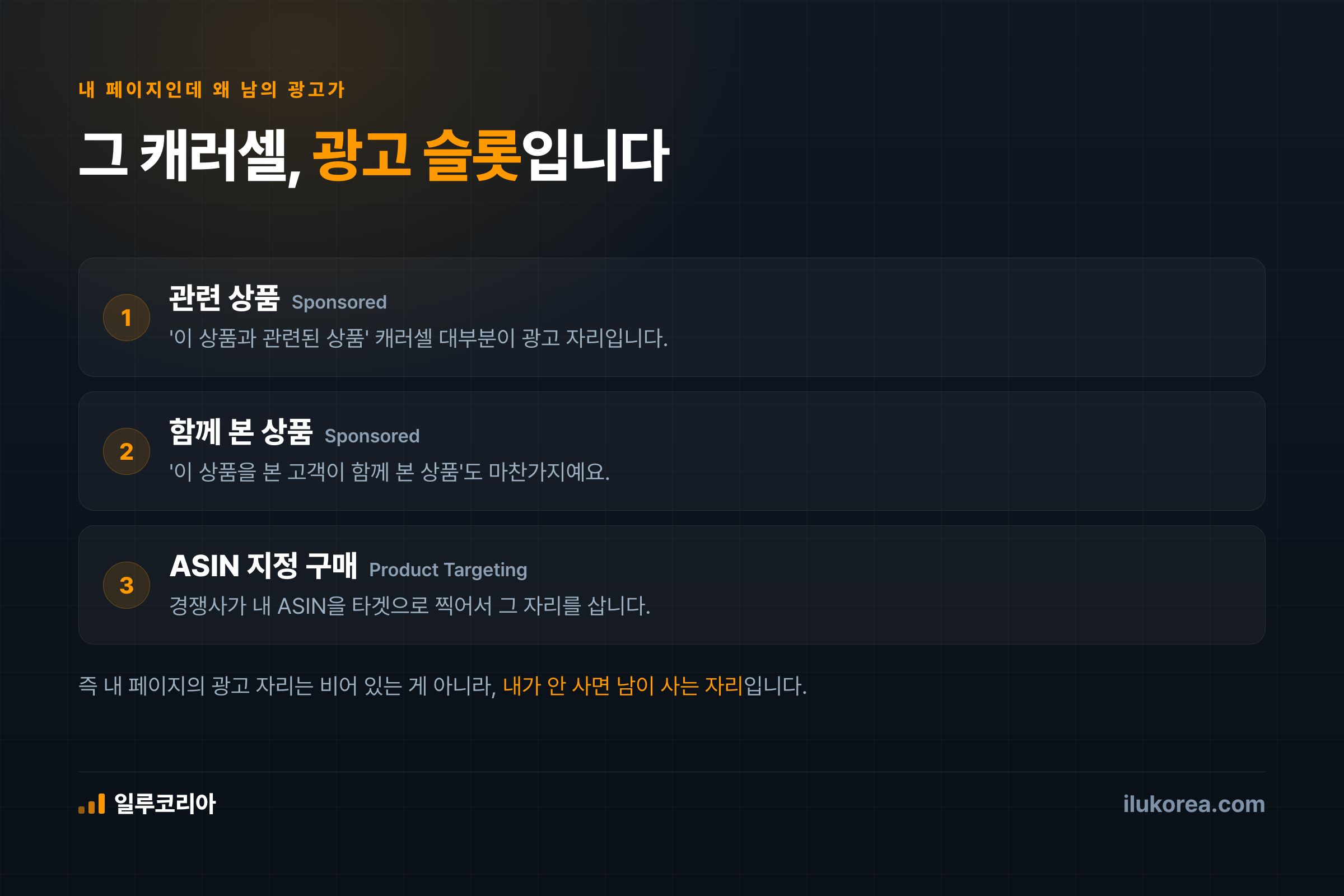상세페이지의 관련 상품·함께 본 상품 캐러셀은 광고 슬롯
